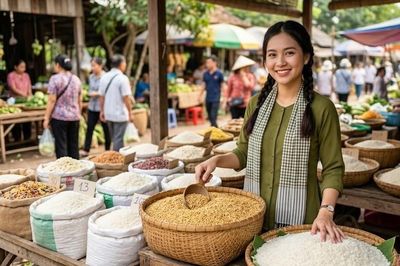 Giá lúa gạo hôm nay 23.8.2026: Lúa đi ngang, gạo nguyên liệu giảm