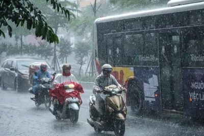 Thời tiết hôm nay (23-8): Bão số 4 giật cấp 10, Bắc Bộ có mưa to đến rất to