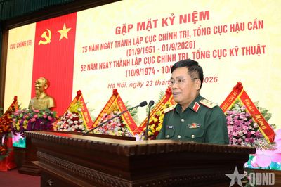Cục Chính trị Tổng cục Hậu cần-Kỹ thuật gặp mặt truyền thống