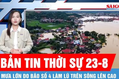 Bản tin thời sự 23-8: Dự báo bão số 4 sẽ mạnh lên cấp 9, giật cấp 11