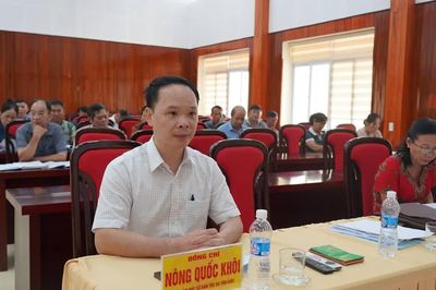 60 đại biểu là trưởng xóm, ban công tác mặt trận xóm xã Nguyên Bình tham gia học tập tuyên truyền, phổ biến giáo dục pháp luật