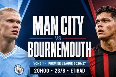 Nhận định Man City vs Bournemouth, 20h00 ngày 23/8: Thử thách lớn ở Etihad