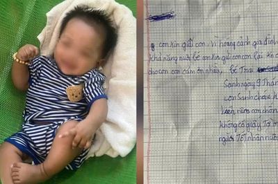 Tìm người thân cho bé trai 4 tháng tuổi bị bỏ rơi trước nhà dân