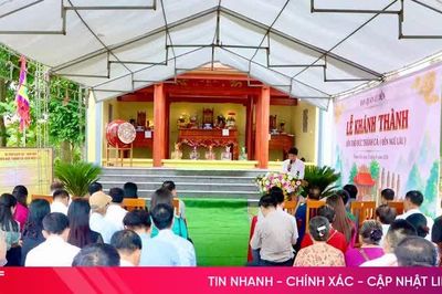 Khánh thành đền Đức Thánh Cả ở xã Thượng Đức