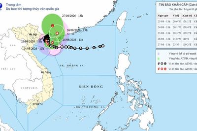 Bão mạnh cấp 8-9, giật cấp 11 trên vùng biển Quảng Ninh - Hải Phòng