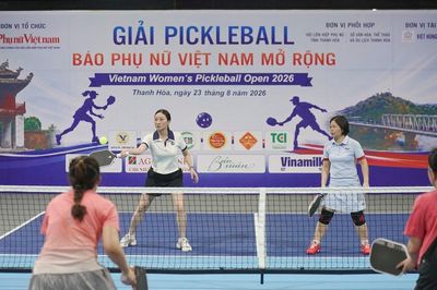 Khai mạc Giải Pickleball Báo Phụ nữ Việt Nam mở rộng năm 2026