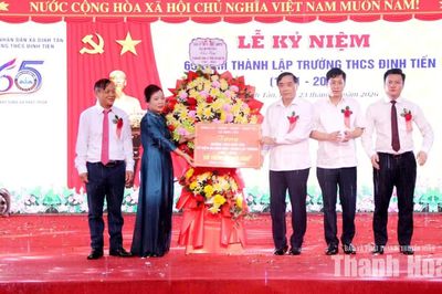 Trường THCS Định Tiến: Tự hào 65 năm vun đắp truyền thống hiếu học