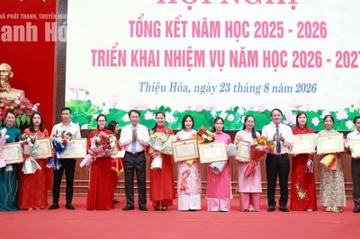 Xã Thiệu Hoá triển khai nhiệm vụ năm học 2026-2027