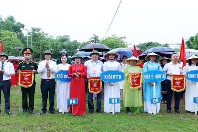 Hơn 1,4 nghìn người tham gia Đại hội Thể dục thể thao xã Đồng Kỳ lần thứ I
