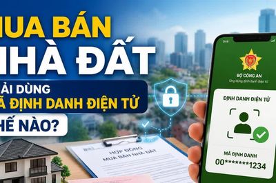 Mua bán nhà đất phải dùng mã định danh điện tử thế nào?