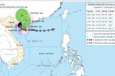 Bão số 4 di chuyển chậm, dự báo mạnh lên cấp 9, biển động rất mạnh