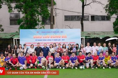 Không khí thể thao sôi nổi tại Cơ quan Tổng công ty Điện lực – TKV