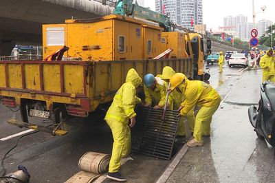 Hà Nội không ghi nhận ngập úng sau những trận mưa lớn