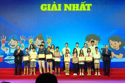 Hà Nội trao 85 giải Cuộc thi Sáng tạo dành cho thanh, thiếu niên