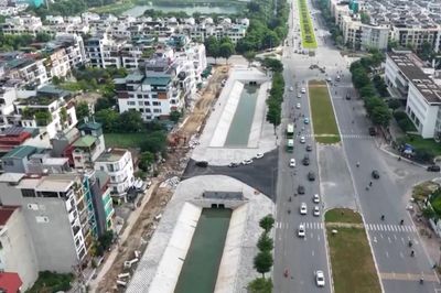 Đường Xuân Tảo đổi thay nhờ dự án chống ngập