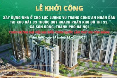 Confitech Tây Hà Nội nhận gần 4,3ha đất xây nhà ở cho lực lượng vũ trang