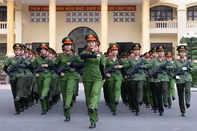 Khối diễu binh, diễu hành Công an nhân dân: Sẵn sàng cho chương trình 'Tổ quốc trong tim'