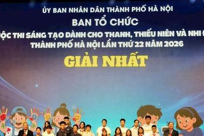 Hà Nội trao 85 giải Cuộc thi Sáng tạo dành cho thanh, thiếu niên