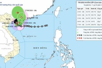 Bão số 4 mạnh thêm, tiếp tục ảnh hưởng đất liền ven biển Quảng Ninh, Hải Phòng