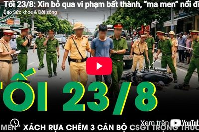 Tối 23/8: Xin bỏ qua vi phạm bất thành, 'ma men' xách rựa chém 3 cán bộ CSGT trọng thương