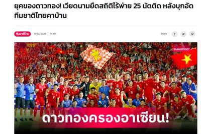 Báo Thái gọi HLV Kim Sang-sik là huyền thoại, công nhận kỷ nguyên của 'Những chiến binh Sao vàng'