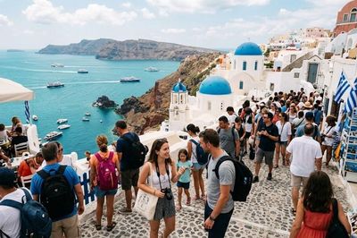 Hy Lạp: Bùng nổ du lịch, hệ thống hàng không căng mình mùa cao điểm