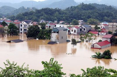 Cận cảnh vùng bị nước lũ chia cắt, cô lập ở Lạng Sơn
