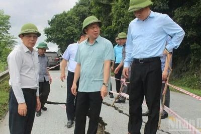 Lạng Sơn khôi phục hạ tầng giao thông sau mưa lũ