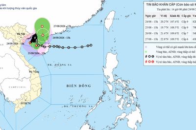 Bão số 4 giật cấp 10, hiện cách TP Hải Phòng khoảng 120km