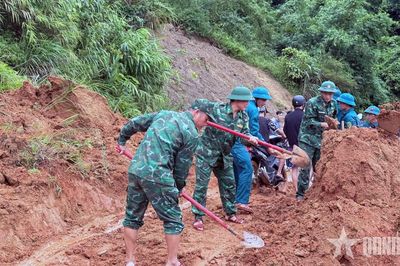 Thanh Hóa: LLVT cùng cấp ủy, chính quyền chủ động ứng phó mưa lũ