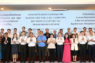TPHCM thúc đẩy hợp tác giữa lãnh đạo trẻ ba Đảng Việt Nam - Lào - Campuchia