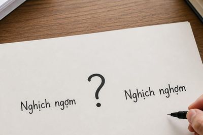 Nghịch ngợm hay nghịch nghợm đúng chính tả tiếng Việt? Mẹo phân biệt ng và ngh