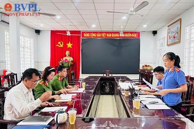 VKSND khu vực 12, tỉnh Lâm Đồng trực tiếp kiểm sát thi hành án hình sự tại cấp xã