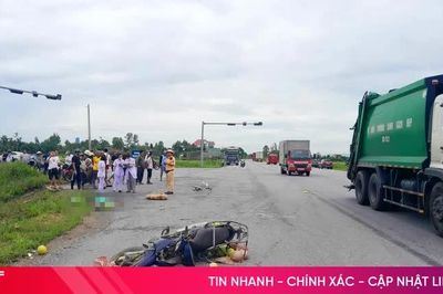 Xe đầu kéo va chạm xe máy, 1 người tử vong