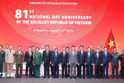 Thường trực Ban Bí thư dự Lễ kỷ niệm 81 năm Quốc khánh Việt Nam tại Singapore