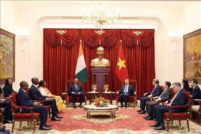 Tổng Bí thư, Chủ tịch nước Tô Lâm tiếp Chủ tịch Quốc hội Côte d'Ivoire