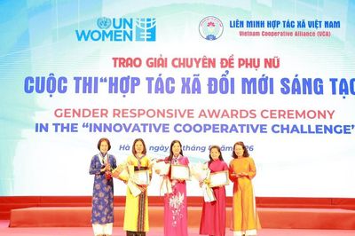 Vinh danh các Hợp tác xã đổi mới sáng tạo, có phụ nữ tham gia lãnh đạo, quản lý