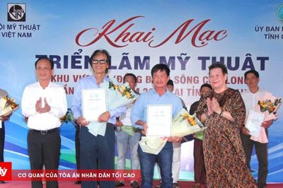 Khai mạc Triển lãm Mỹ thuật ĐBSCL lần thứ 30