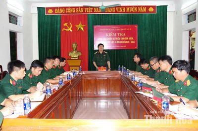Quân khu 4 Kiểm tra công tác chuẩn bị tìm kiếm, quy tập hài cốt liệt sĩ tại Thanh Hóa