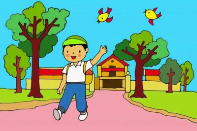 Tóc gọn - Vở mới - Rạng rỡ đến trường