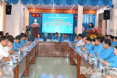 Đồng Tháp: Tập trung phát triển đoàn viên, nâng cao chất lượng hoạt động Công đoàn