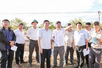 Thường trực HĐND tỉnh Khánh Hòa khảo sát 2 dự án cần thu hồi đất để phát triển kinh tế - xã hội