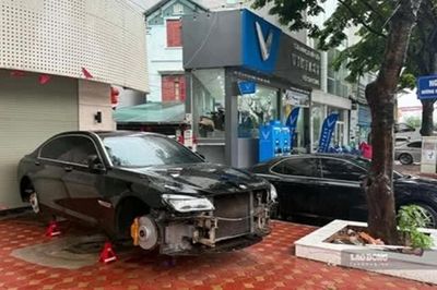 Trộm 4 mâm lốp BMW gần 100 triệu đồng tại gara ở Hà Nội