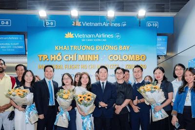 Vietnam Airlines chính thức khai trương đường bay TP. Hồ Chí Minh - Colombo