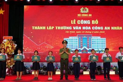 Thành lập Trường Văn hóa Công an nhân dân IV tại Tây Ninh