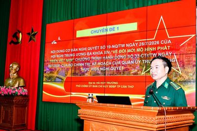 TP. Cần Thơ: Triển khai thực hiện Nghị quyết Hội nghị Trung ương 3 khóa XIV