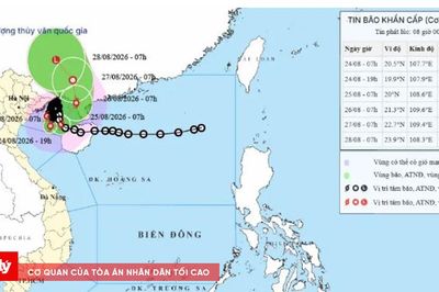 Bão số 4 ít di chuyển, cách Quảng Ninh và Hải Phòng 120km