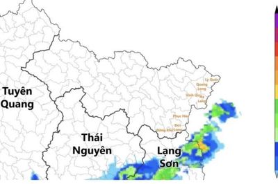 Cảnh báo cấp độ 1 rủi ro thiên tai do lốc, sét, mưa đá
