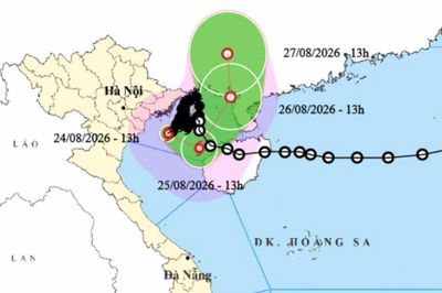 Bão số 4 Narra giảm cấp, Bắc Bộ vẫn mưa lớn, lũ dâng cao