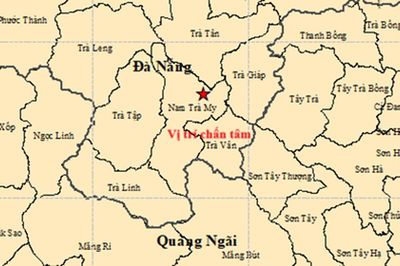 Đà Nẵng liên tiếp hứng 2 trận động đất sáng nay